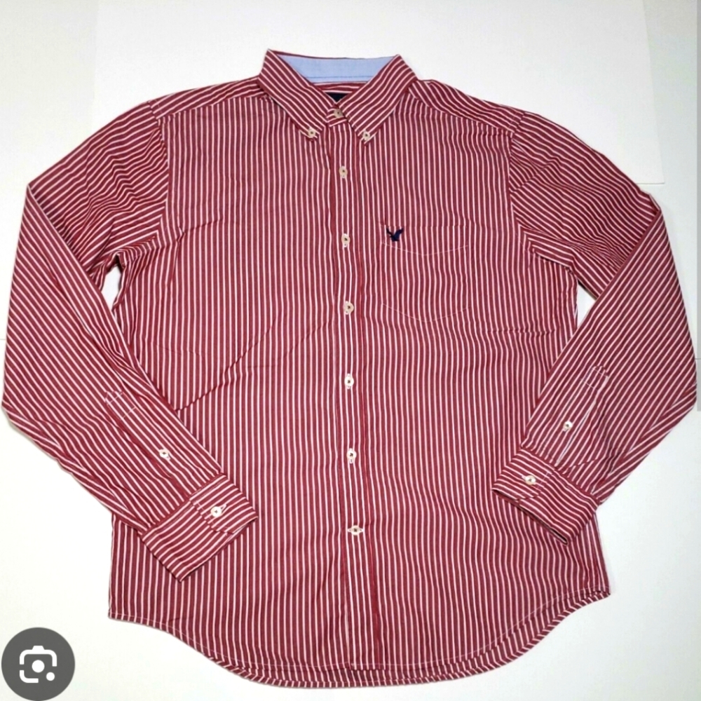 Striped button up